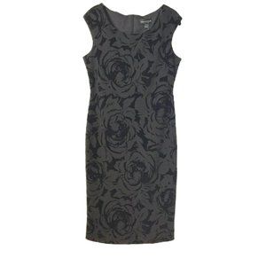 NWT Connected Apparel Black Cocktail Dress 6